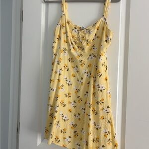 Old Navy Yellow Floral Dress